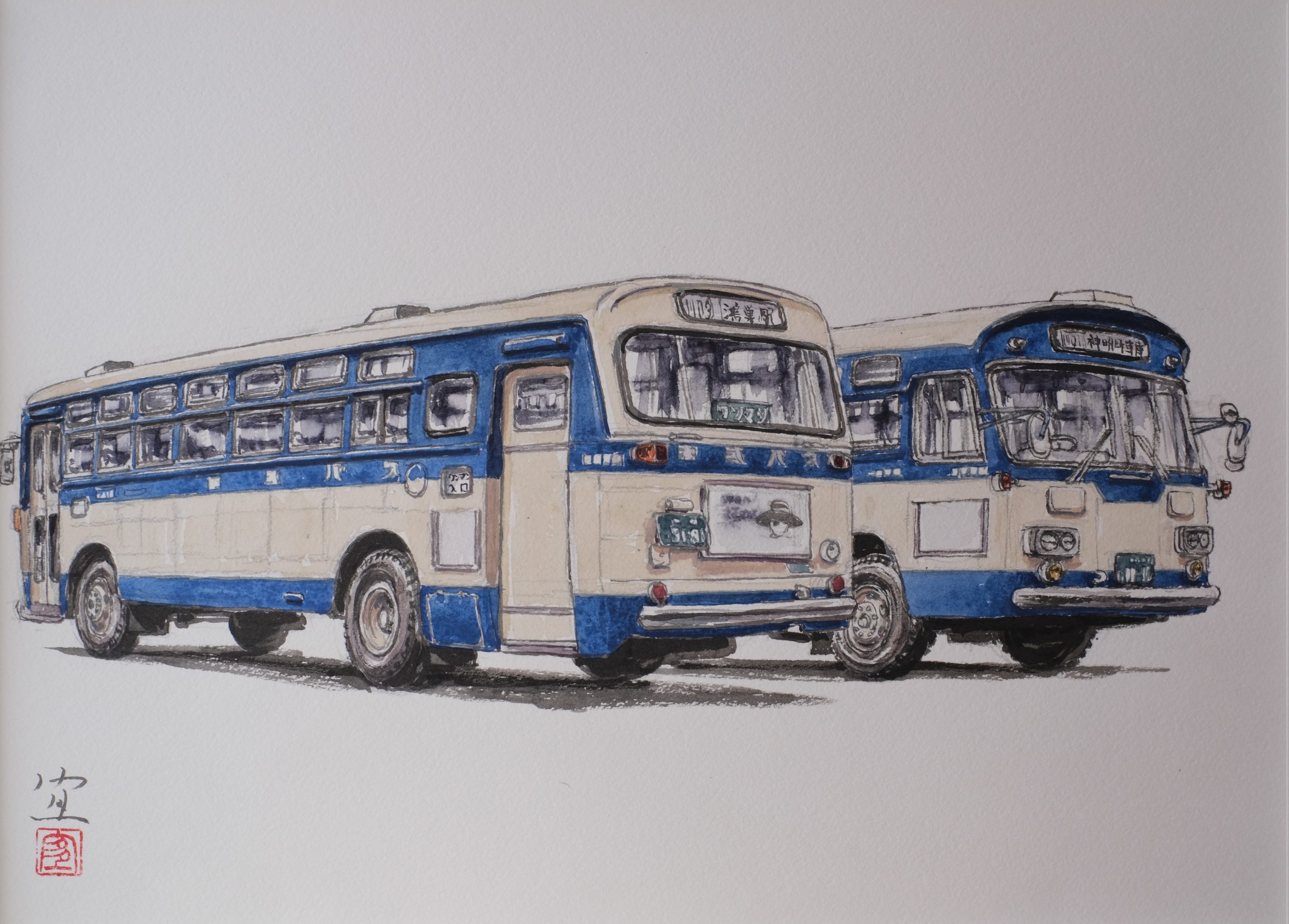 バスグラフィック 記事詳細 日本画家 棚町宜弘