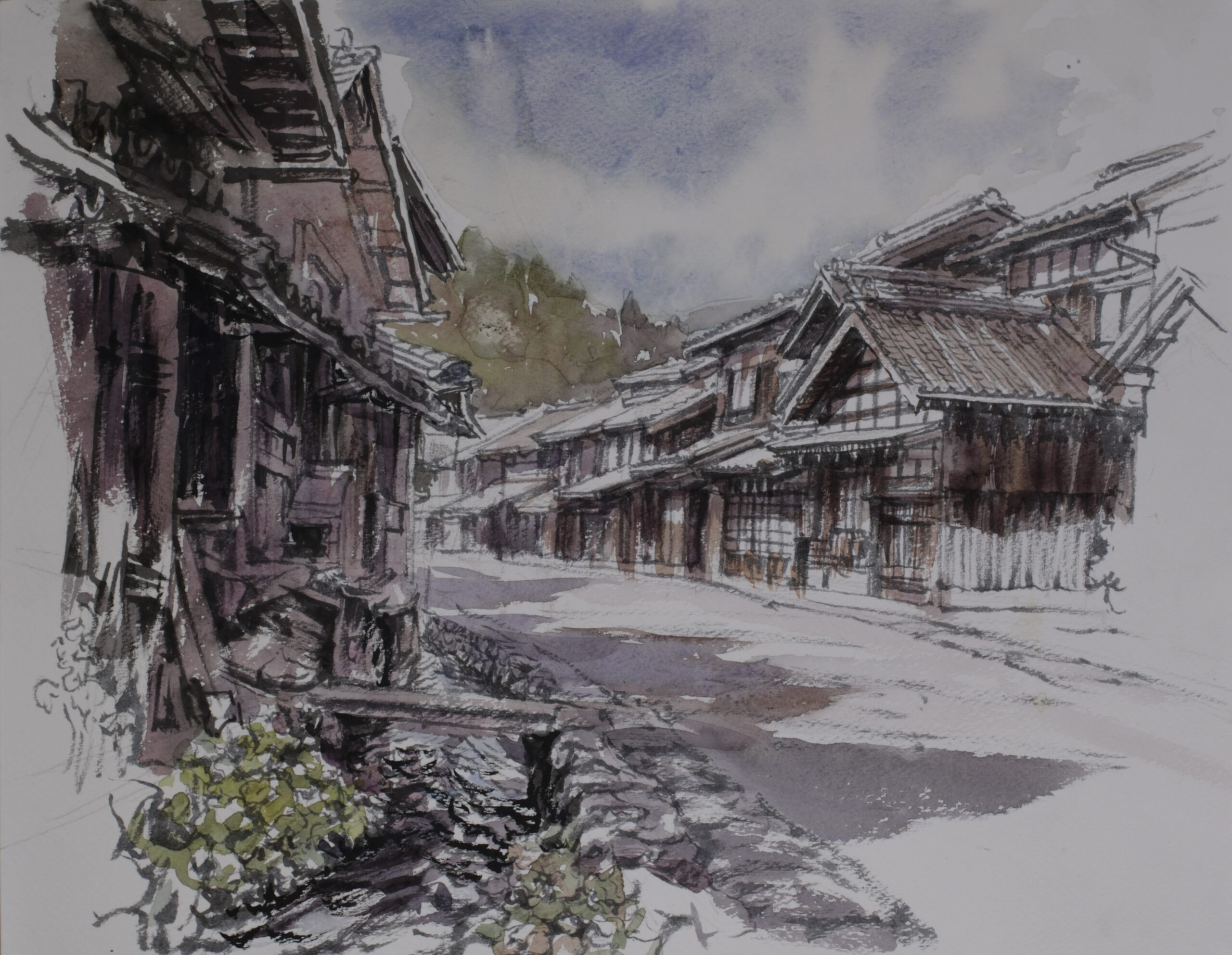 水彩スケッチ（北陸） – 日本画家 棚町宜弘