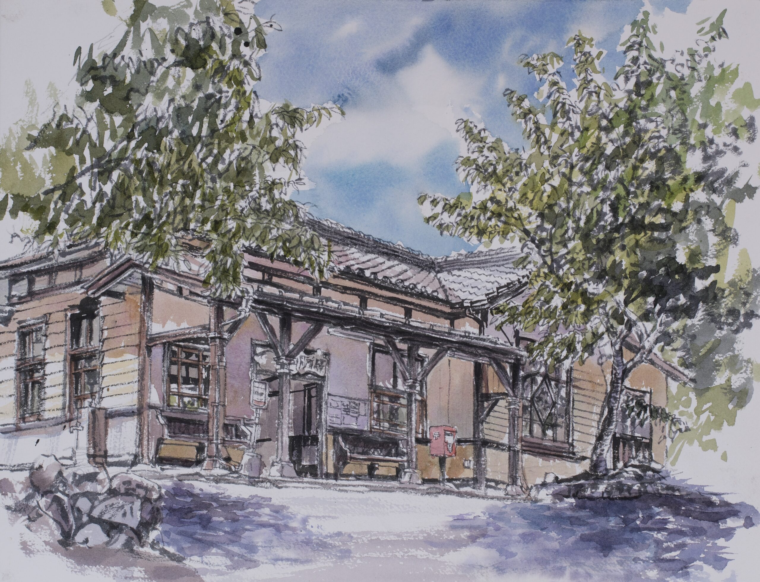 水彩スケッチ（九州） – 日本画家 棚町宜弘